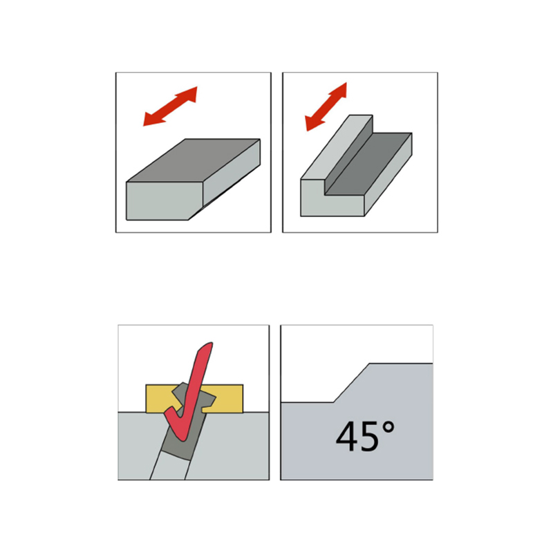  ТОРЦЕВАЯ ФРЕЗА，Kr=45°